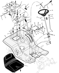 Part Location Diagram of F-020748L Murray Manual And Parts List